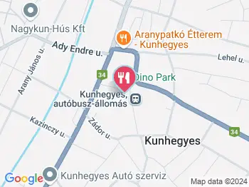 Deko Pékség & Cukrászda Kunhegyes a térképen