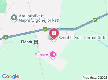 Szent István Gyógyvizű Fürdő Kunhegyes a térképen