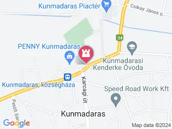 I. világháborús emlékmű Kunmadaras a térképen