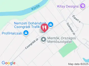 Kis Szivacs kocsma Kunszentmárton a térképen