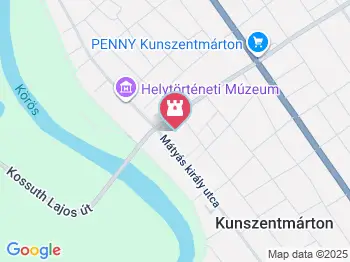 Szent Márton plébániatemplom Kunszentmárton a térképen