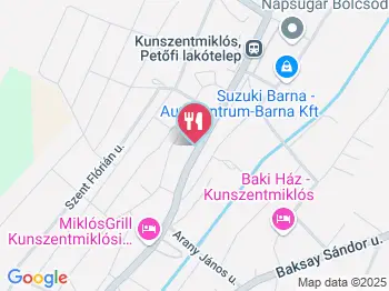 Abbázia Pizzéria Kunszentmiklós a térképen