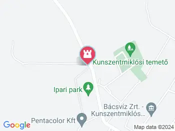 Kunbaba kunkapuval Kunszentmiklós a térképen