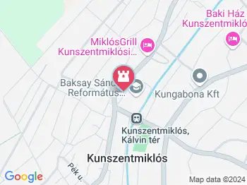 Református templom Kunszentmiklós a térképen