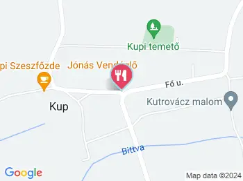 Jónás Vendéglő Kup a térképen
