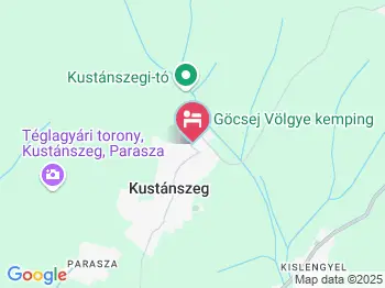 Öreg Malom Vendégház Kustánszeg a térképen