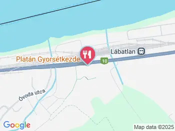 Platán Gyorsétkezde Lábatlan a térképen