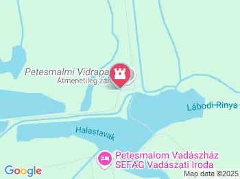 Petesmalmi Vidrapark Lábod a térképen