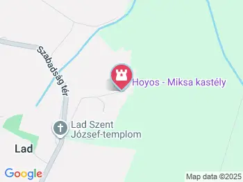 Hoyos-Miksa kastély Lad a térképen