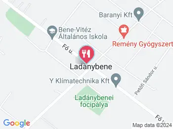 Baranyi Pékség & Cukrászat Ladánybene a térképen