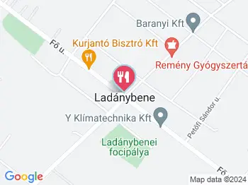 Hajnalka Vendéglő Ladánybene a térképen