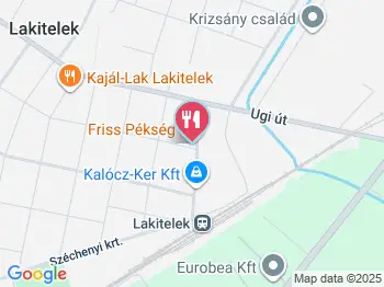 Friss Pékség Lakitelek a térképen