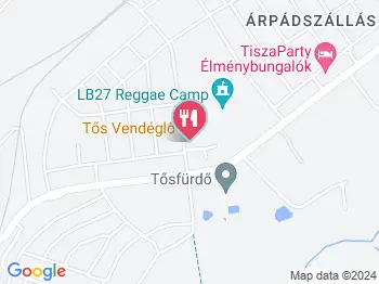 Tős Vendéglő Lakitelek a térképen
