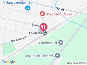 Víg Bakter Pizzéria Lakitelek a térképen
