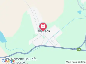 Lánycsóki Német Ház Lánycsók a térképen