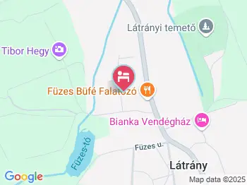 Éva Apartman Látrány a térképen