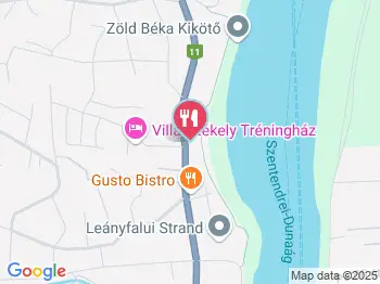 Duna Terasz Cukrászda Leányfalu a térképen