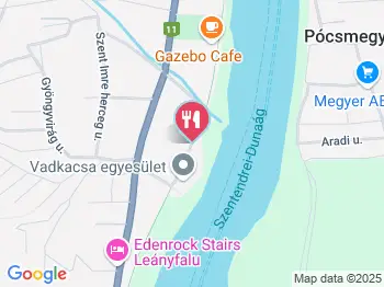 Gomba Büfé Leányfalu a térképen