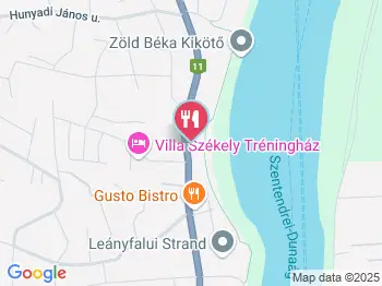 Ladik Vendéglő Leányfalu a térképen