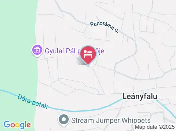 Leányvirág Vendégház Leányfalu a térképen