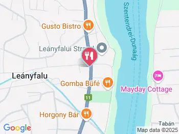 Líra Könyvesbolt & Kávézó Leányfalu a térképen