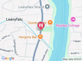 Tódi Gyros Megálló Leányfalu a térképen