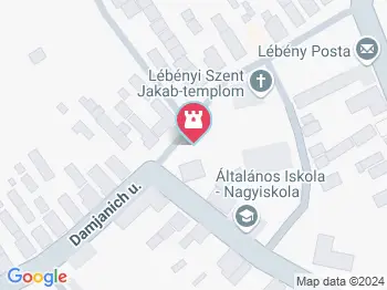 II. világháborús emlékmű Lébény Lébény a térképen