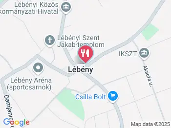Lisztes Söröző Étterem Lébény a térképen