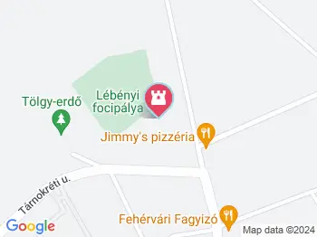 Szent Antal-kápolna és kálvária Lébény a térképen