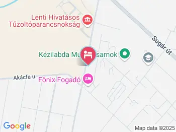 Boróka Apartman Lenti a térképen