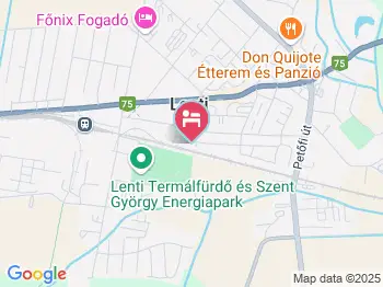 Borostyán Szállás Lenti a térképen