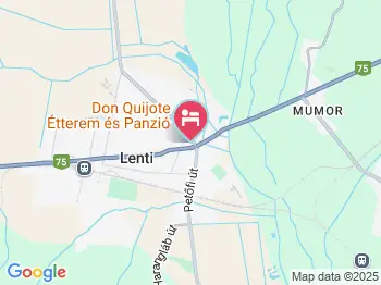 Don Quijote Középkori Panzió Lenti a térképen