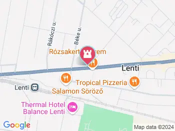 Gulág-emlékmű Lenti a térképen