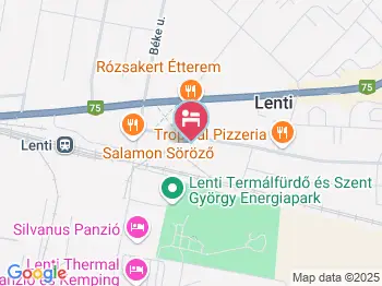 Heidi Panzió Lenti a térképen