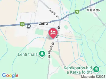 Napsugár Apartman Lenti a térképen