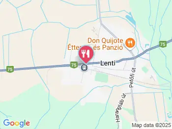 Rózsakert Étterem Lenti a térképen
