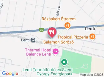 Salamon Söröző Lenti a térképen