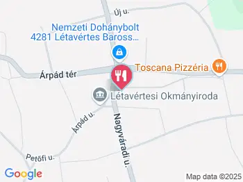 Pékház Létavértes a térképen