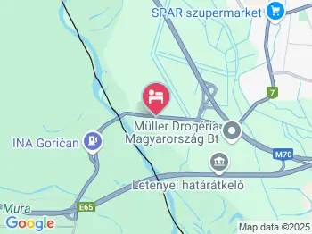 Muracenter Panzió Letenye a térképen