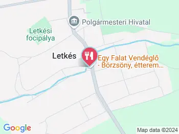 Egy Falat Vendéglő Letkés a térképen