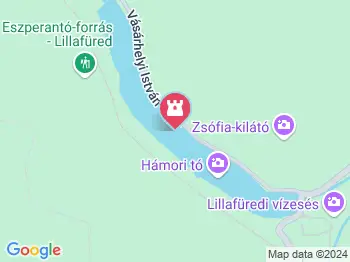 Hámori-tó Lillafüred a térképen