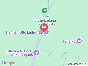 Hotel Tókert Lillafüred a térképen