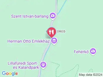 Hunyadi Étterem Lillafüred a térképen