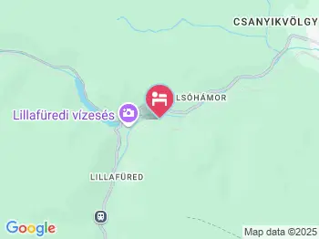 Lilla Villa Üdülő és Alkotóház Lillafüred a térképen