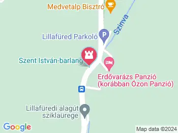 Szent István-cseppkőbarlang Lillafüred a térképen