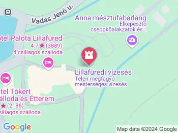 Lillafüredi-vízesés Lillafüred a térképen