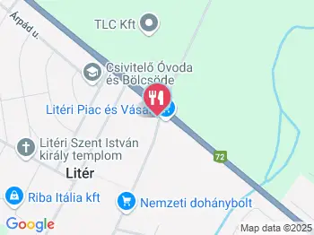 Z Fogadó Étterme Litér a térképen