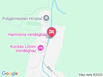 Harmónia Vendégház, Litka Litka a térképen