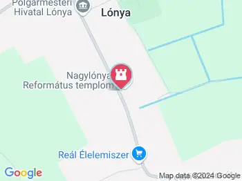Fa harangláb Lónya a térképen