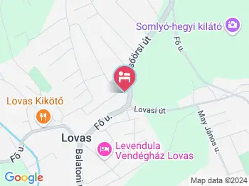 Lájer Apartman Lovas a térképen